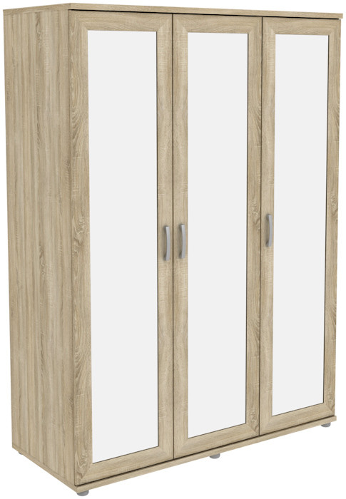 Шкаф для одежды с зеркалами 413.02 модульная система Гарун (3 варианта цвета) фабрика Уют сервис