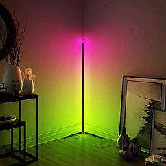 Светодиодный напольный светильник RGB 140 см (угловой торшер)