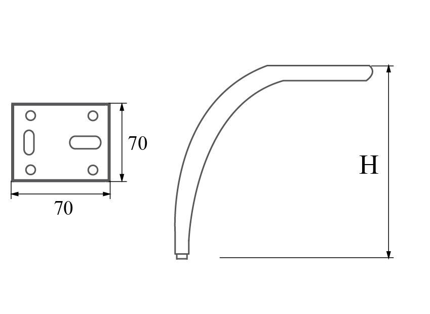 Опора мебельная H 103 - фото 3 - id-p152558758