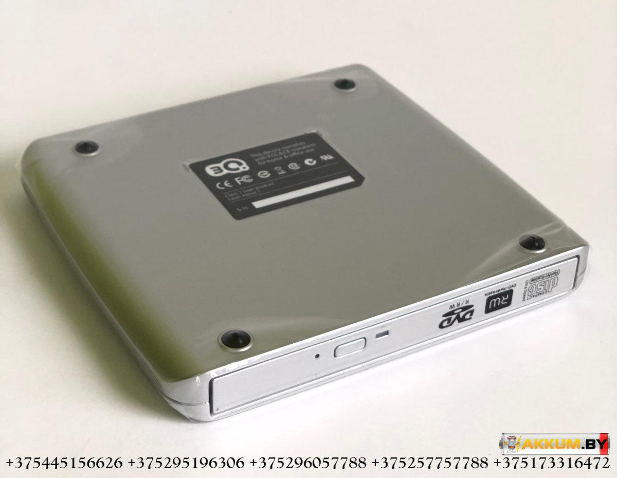 Внешний оптический накопитель CD привод 3Q Slim DVD RW Drive T115U-ES (USB 2.0, серебристый) - фото 3 - id-p151900597