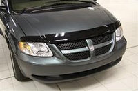 Дефлектор капота VSTAR Dodge Grand Caravan V 2007-2010 с загибом. РАСПРОДАЖА