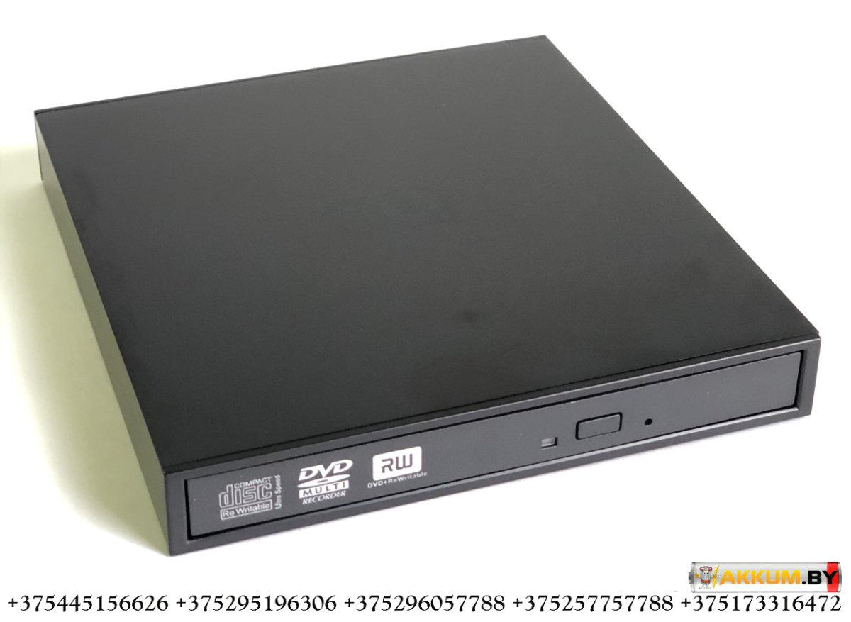 Внешний оптический накопитель CD привод 3Q Slim DVD RW Drive T104H-TB (USB 2.0, черный) - фото 1 - id-p151902049