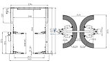 Двухстоечный подъемник с верхней синхронизацией ES4D-2, фото 2