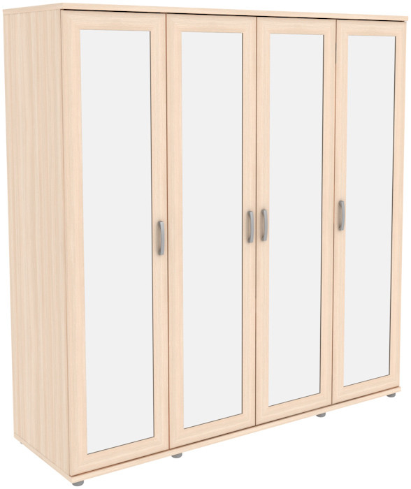 Шкаф для одежды с зеркалами 414.06 модульная система Гарун (3 варианта цвета) фабрика Уют сервис - фото 1 - id-p152569306