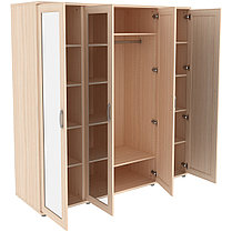 Шкаф для одежды с зеркалами 414.04 модульная система Гарун (3 варианта цвета) фабрика Уют сервис, фото 2