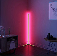 Светодиодный напольный светильник RGB 150 см (угловой торшер)