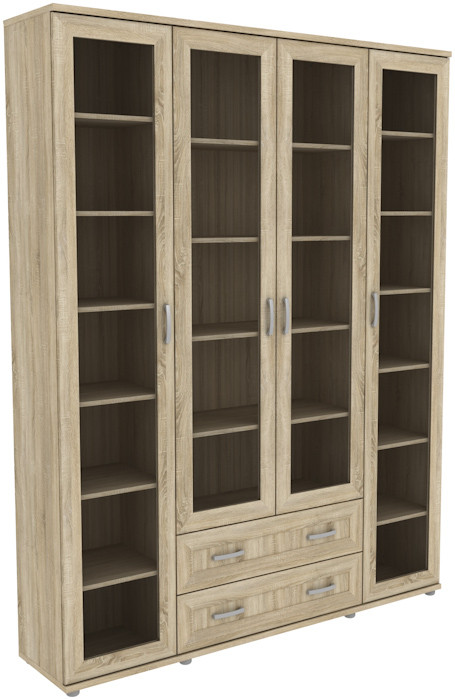 Шкаф для книг 504.04 модульная система Гарун (3 варианта цвета) фабрика Уют сервис - фото 1 - id-p152577823