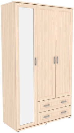 Шкаф для одежды с зеркалом 513.08 модульная система Гарун (3 варианта цвета) фабрика Уют сервис, фото 2