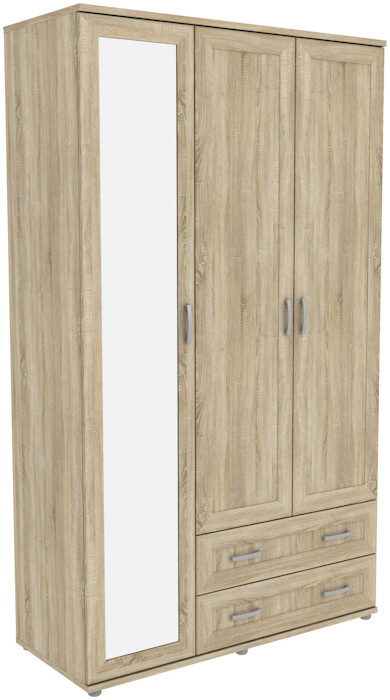 Шкаф для одежды с зеркалом 513.08 модульная система Гарун (3 варианта цвета) фабрика Уют сервис - фото 2 - id-p152579531