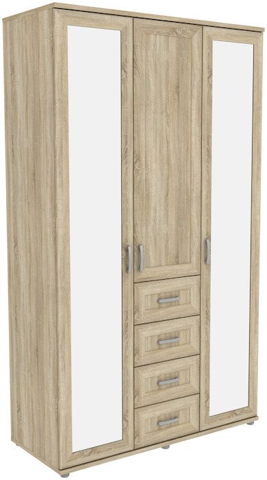 Шкаф для одежды с зеркалами 513.06 модульная система Гарун (3 варианта цвета) фабрика Уют сервис - фото 4 - id-p152579565