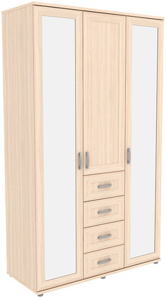 Шкаф для одежды с зеркалами 513.06 модульная система Гарун (3 варианта цвета) фабрика Уют сервис, фото 2
