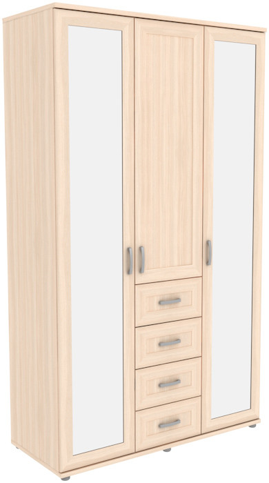 Шкаф для одежды с зеркалами 513.06 модульная система Гарун (3 варианта цвета) фабрика Уют сервис - фото 1 - id-p152579565
