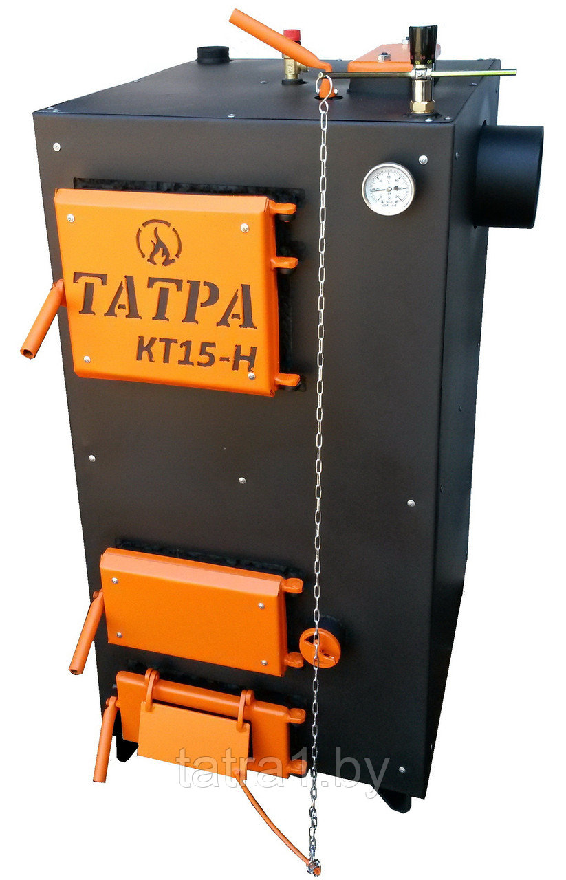 Твердотопливные котлы Татра от 15 до 100 кВт длительного горения шахтного типа с дожигом - фото 4 - id-p152579656
