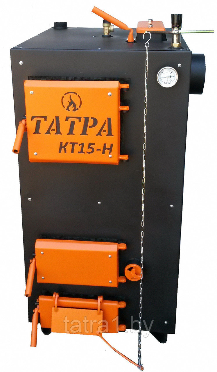 Твердотопливные котлы Татра от 15 до 100 кВт длительного горения шахтного типа с дожигом - фото 5 - id-p152579656