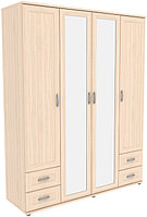 Шкаф для одежды с зеркалами 514.08 модульная система Гарун (3 варианта цвета) фабрика Уют сервис
