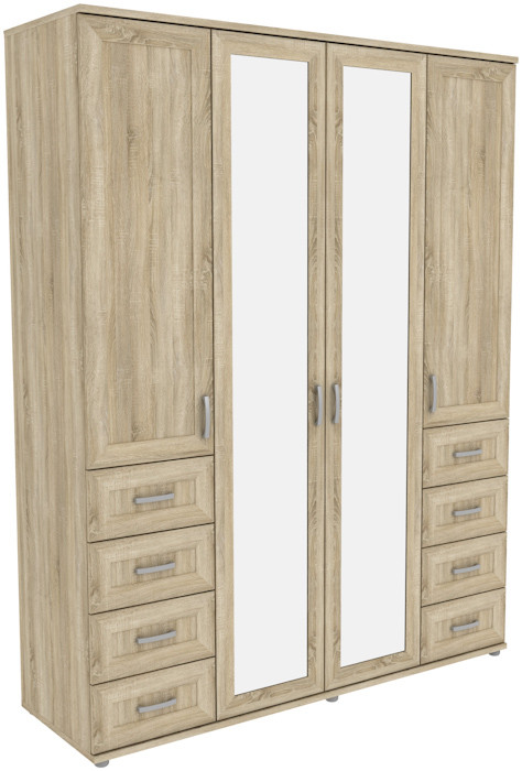 Шкаф для одежды с зеркалами 514.06 модульная система Гарун (3 варианта цвета) фабрика Уют сервис - фото 2 - id-p152579672