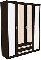 Шкаф для одежды с зеркалами 514.04 модульная система Гарун (3 варианта цвета) фабрика Уют сервис, фото 2