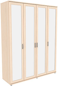 Шкаф для одежды с зеркалами 514.02 модульная система Гарун (3 варианта цвета) фабрика Уют сервис