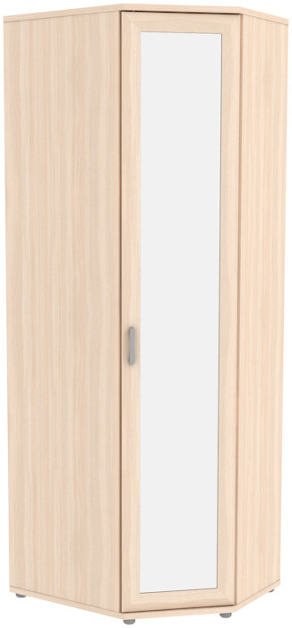 Несимметричный угловой шкаф с зеркалом 537.02 модульная система Гарун (3 варианта цвета) фабрика Уют сервис - фото 1 - id-p152579804
