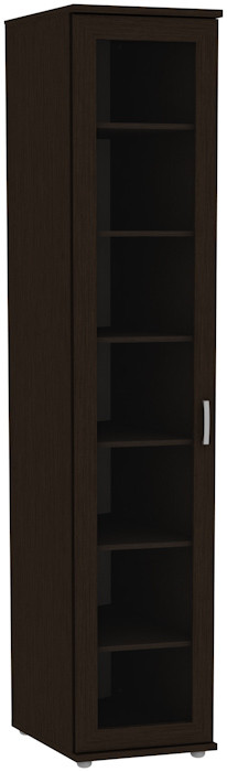 Шкаф переходной со стеклянной дверью 544.02 модульная система Гарун (3 варианта цвета) фабрика Уют сервис - фото 2 - id-p152579826