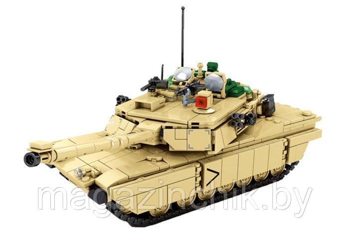 Конструктор Основной боевой танк M1A2 Абрамс SY0100,1052 дет., аналог Лего - фото 3 - id-p152579969
