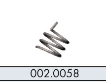 Стопорная пружина (10 шт.) № 002.0058 для MB EVO 15 и PRO 15 - фото 1 - id-p152581543