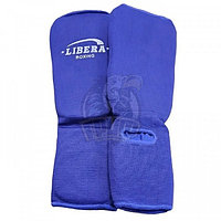 Защита голени и стопы для единоборств Libera (синий) (арт. LIB-770)