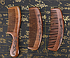 Расческа для волос из сандалового дерева с узкими зубьями, фото 3
