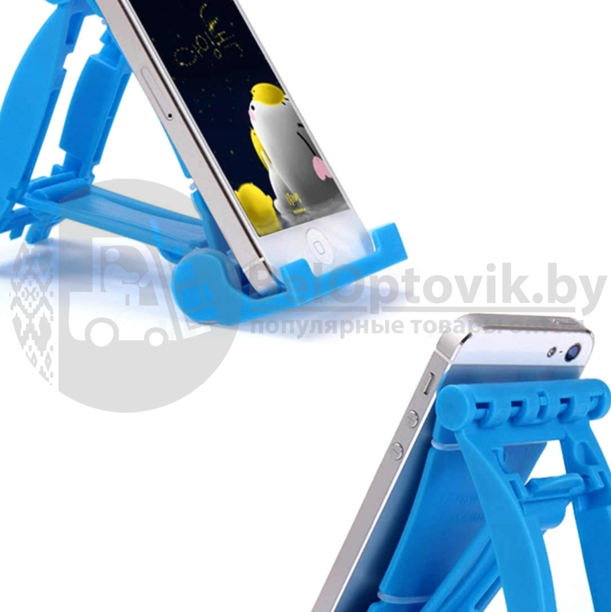 Подставка складная держатель Patented Multi-Stand для мобильного телефона, планшета BI-2030 Розовая - фото 5 - id-p152583588