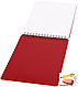 Блокнот на гребне А5 OfficeSpace Base, обложка - пластик, красный, 60 листов, клетка, фото 3