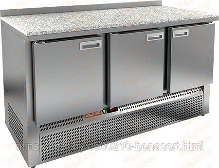 Стол холодильный Hicold GNE 111/TN камень