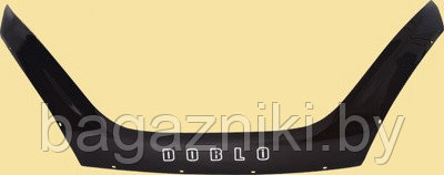 Дефлектор капота Vip tuning Fiat Doblo c 2015 длинный - фото 1 - id-p152617518
