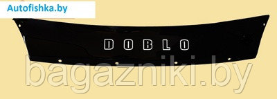 Дефлектор капота VT-52 Fiat Doblo c 2015 короткий - фото 1 - id-p152617529