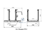 ППР-3 Подъемник стационарный парковочный г/п. 3т, 2 стойки, фото 2