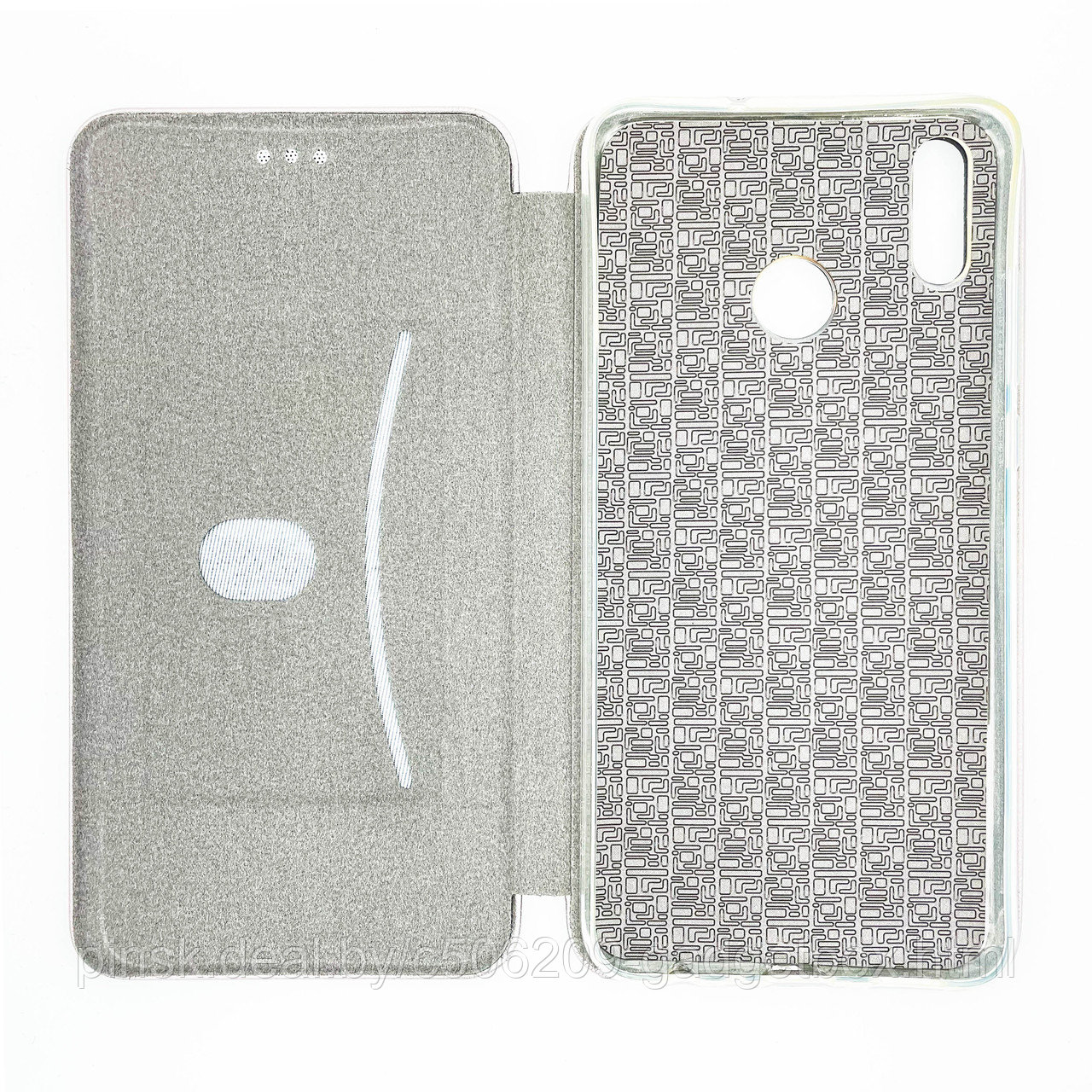 Чехол-книжка Flip Case для Huawei Honor 8X Серый, экокожа - фото 3 - id-p130058825