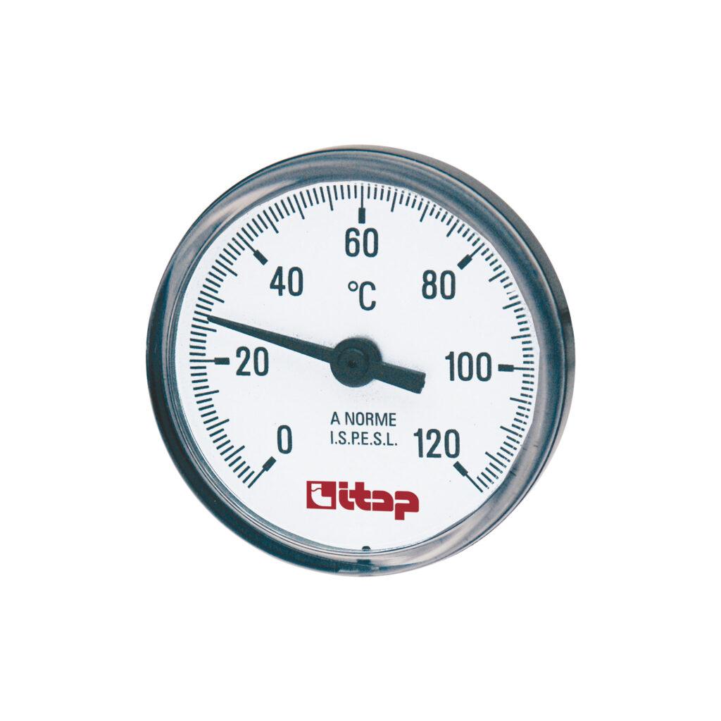 Термометр, осевое подключение 1/2"х40, Itap (Италия) - фото 1 - id-p152648272