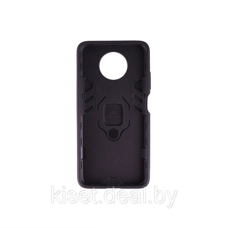 Гибридный противоударный чехол KST Armor Cover для Xiaomi Redmi Note 9T черный - фото 2 - id-p152655327