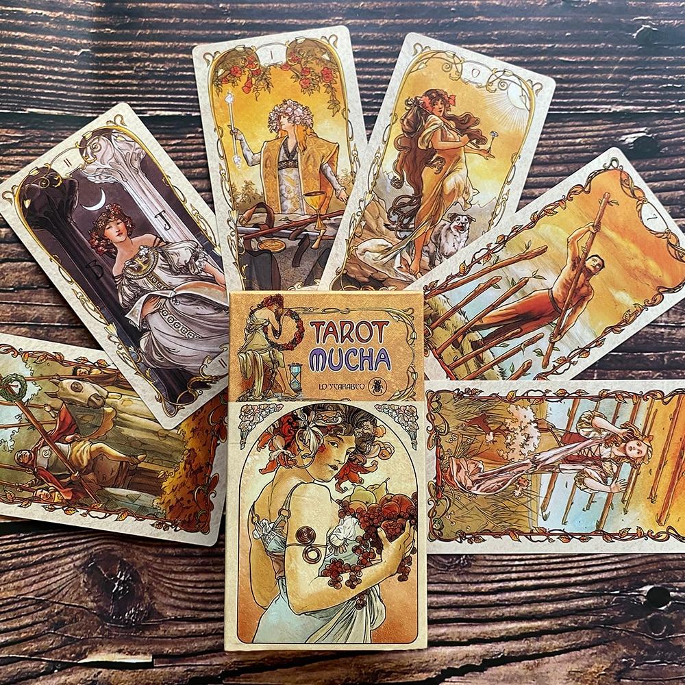 Lo Scarabeo Таро Альфонса Мухи В ФУТЛЯРЕ Tarot Mucha