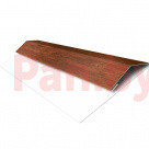 Начальный (стартовый) профиль для сайдинга Grand Line Экобрус металлический Cherry Wood