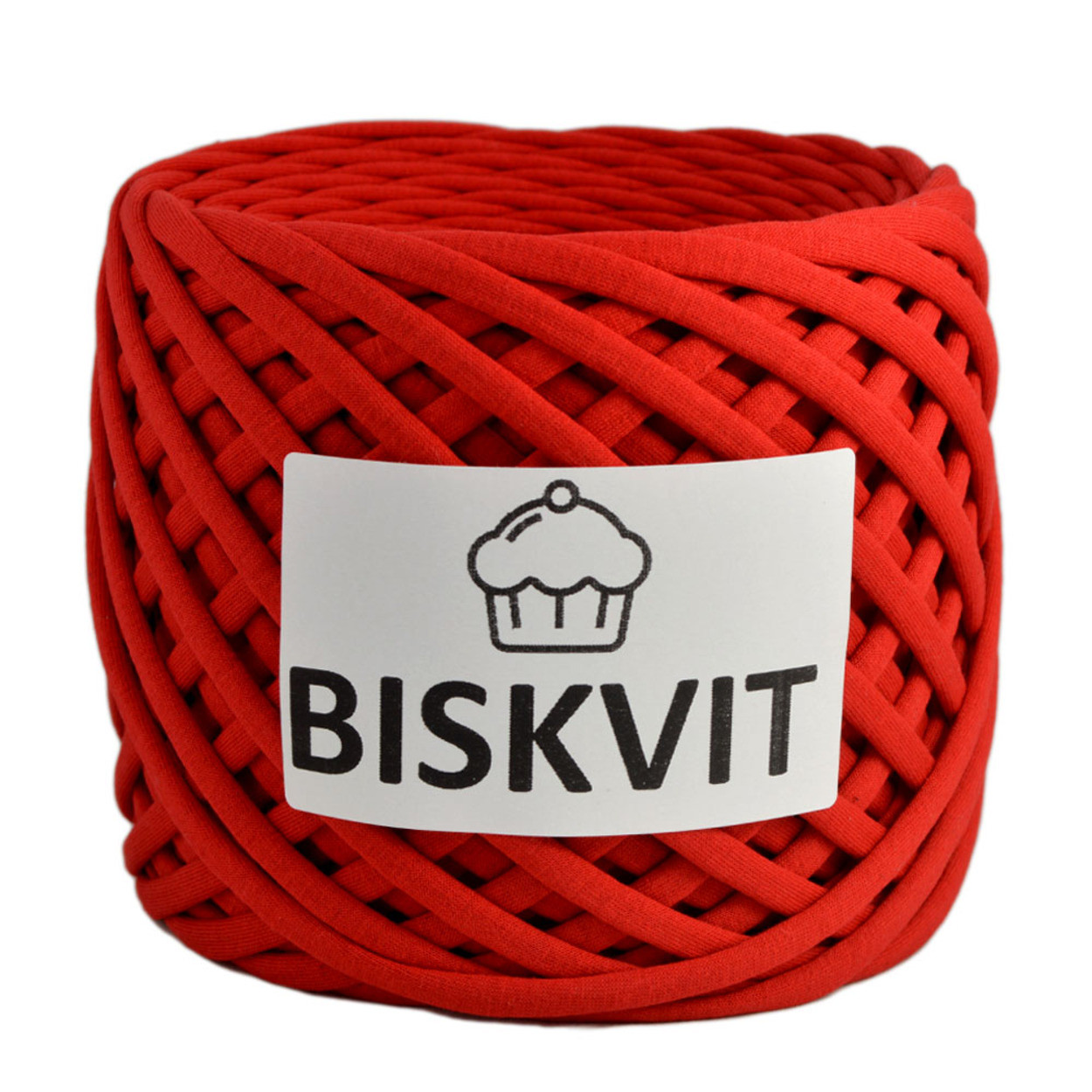 Трикотажная пряжа BISKVIT цвет красный