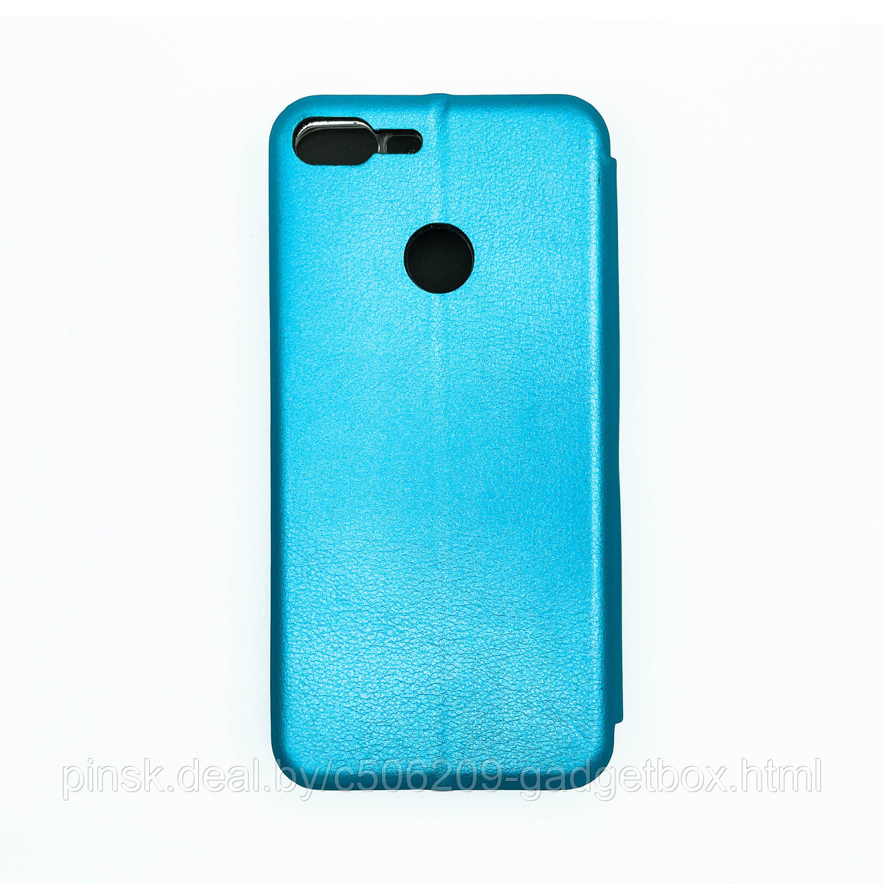 Чехол-книжка Flip Case для Huawei Honor 9 Lite Голубой, экокожа - фото 2 - id-p130058835