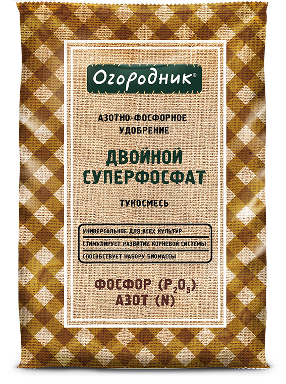 Удобрение сухое Огородник тукосмесь суперфосфат двойной мин. гранул. 0,7кг