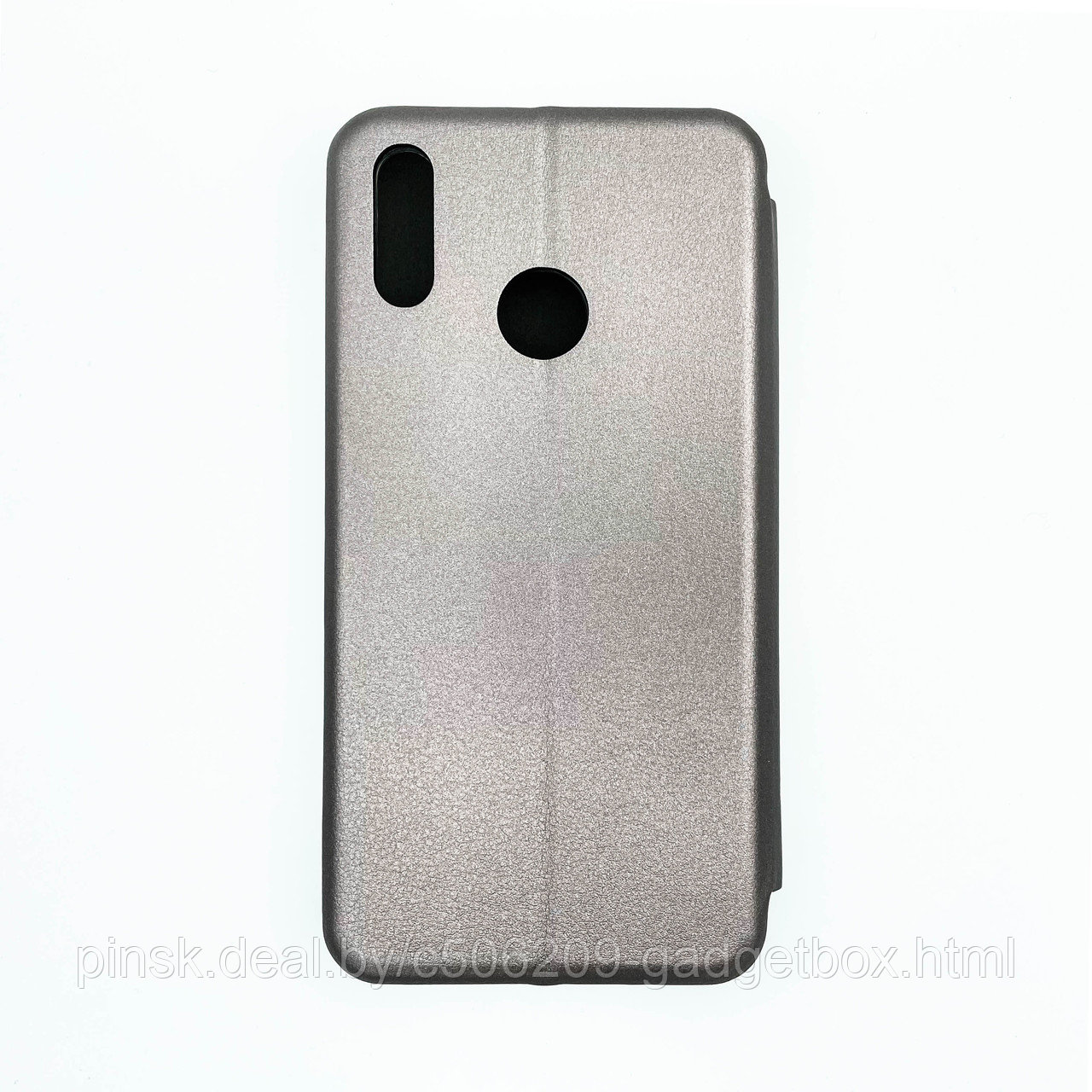 Чехол-книжка Flip Case для Huawei P Smart 2019 / Honor 10 Lite Серый, экокожа - фото 2 - id-p130058904