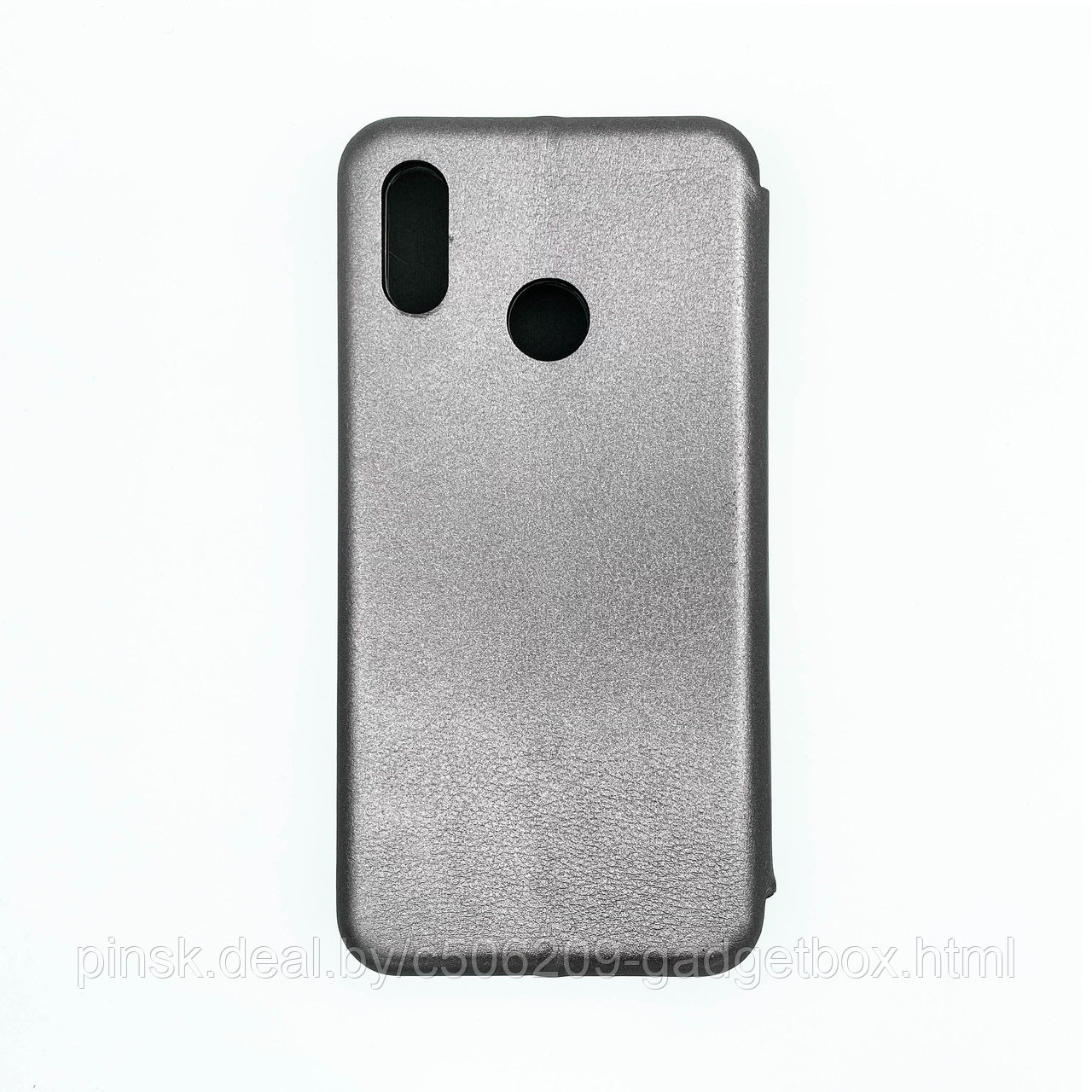 Чехол-книжка Flip Case для Huawei P20 Lite / Nova 3e / Nova 5i Серый, экокожа - фото 2 - id-p130058914