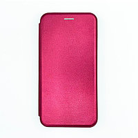 Чехол-книжка Flip Case для Huawei P40 Lite / Nova 6se / Nova 7i Бордовый, экокожа