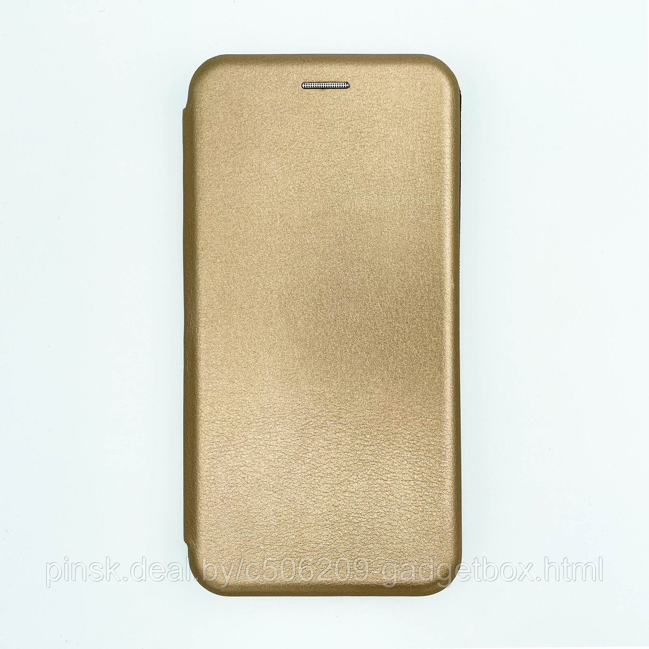 Чехол-книжка Flip Case для Huawei P40 Lite / Nova 6se / Nova 7i Золотой, экокожа - фото 1 - id-p130058933