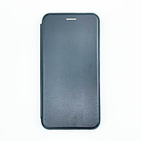 Чехол-книжка Flip Case для Huawei P40 Lite / Nova 6se / Nova 7i Черный, экокожа