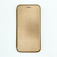 Чехол-книжка Flip Case для Huawei P40 Lite E / Honor 9C / Y7p Золотой, экокожа