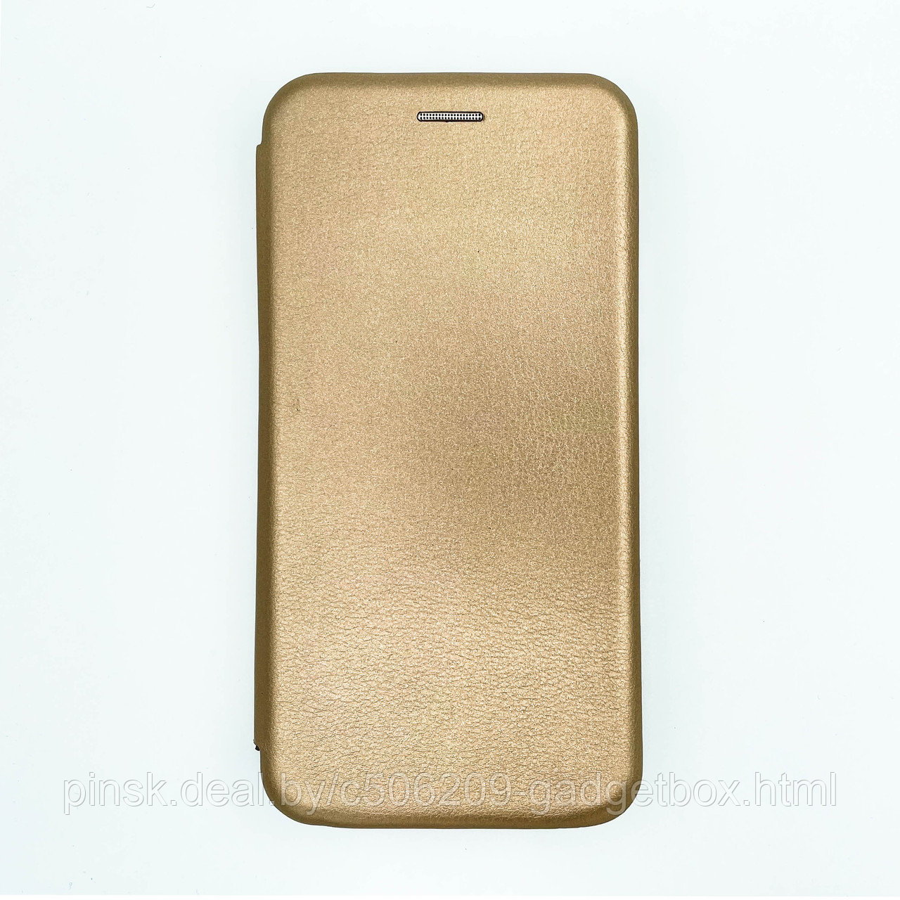 Чехол-книжка Flip Case для Huawei P40 Lite E / Honor 9C / Y7p Золотой, экокожа - фото 1 - id-p130059069