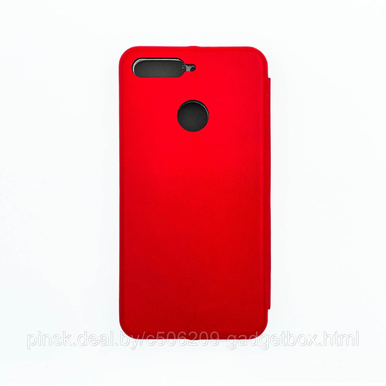 Чехол-книжка Flip Case для Huawei Y6 2018 / Y6 Prime 2018 / Honor 7A Pro / Honor 7C Красный, экокожа - фото 2 - id-p130059050